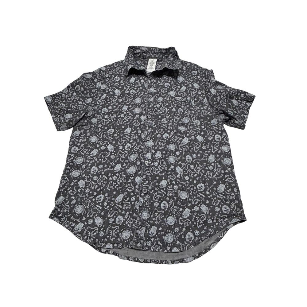 Disney Parks Men’s Encanto Short Sleeve Button up Bruno Size Large